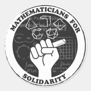 Mathematicians for Solidarity Stickers