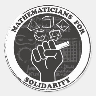 Mathematicians for Solidarity Stickers