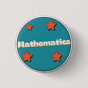 Mathematics 3 Cm Round Badge