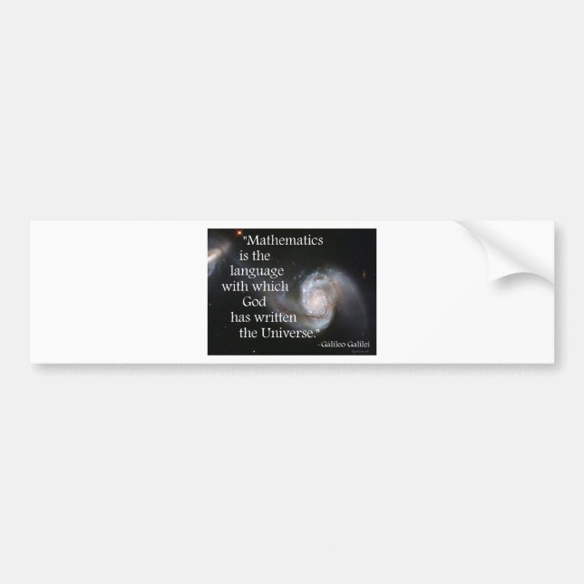 Mathematics Bumper Sticker (Front)