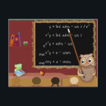 Mathematics Christmas Wish Holiday Postcard<br><div class="desc">One For the Nerds! Mathematics Christmas Wish is ready for your customisation. (A) Customise all fonts to your size, colour, and style. (B) Customise what you desire to say in each predefined field. (C) To create your own version of this product simply press the "Customise" button. Then as you click...</div>