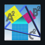 Mathematics, colourful design magnet<br><div class="desc">Mathematics, colourful design</div>