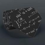 Mathematics Equation for Math Geek Teacher Student Tie<br><div class="desc">It is a great way to showcase an unique customised tie with this Mathematics Formulas Pattern design. The personalised tie is also a perfect gift for your Professor, Teacher, Dad, Grandpa, Uncle, Step dad, or any special someone, they will be proud to wear! (You can change the background colour by...</div>
