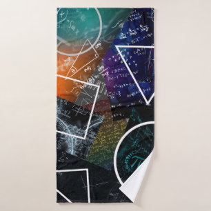 Mathematics Formula Bathroom Towel Set