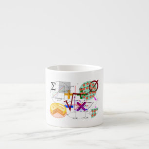 mathematics formula physics school espresso cup