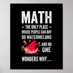 Mathematics humour poster