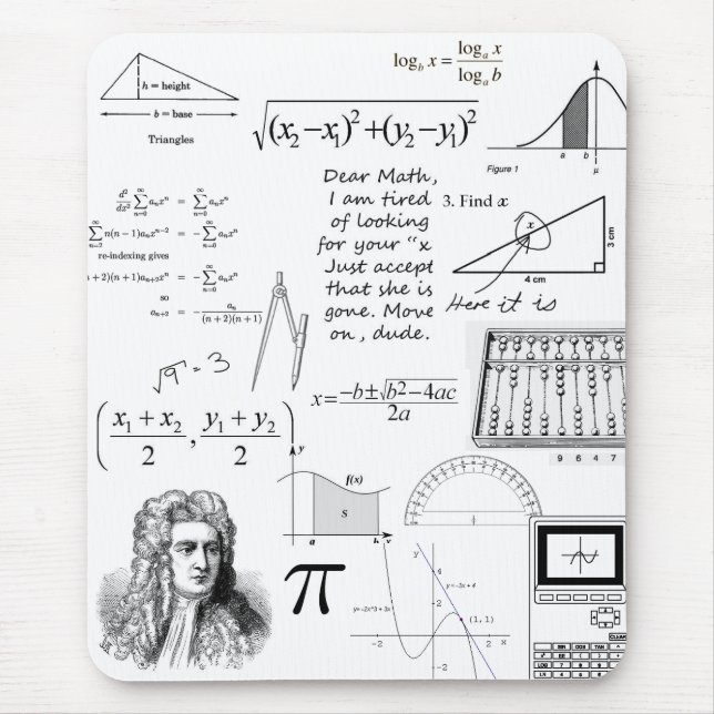 Mathematics Is My Life Mouse Pad (Front)