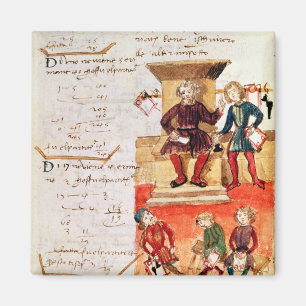 Mathematics Lesson, from a mathematical treatise Magnet