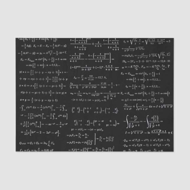 Mathematics No.01 Tissue Paper (Front)