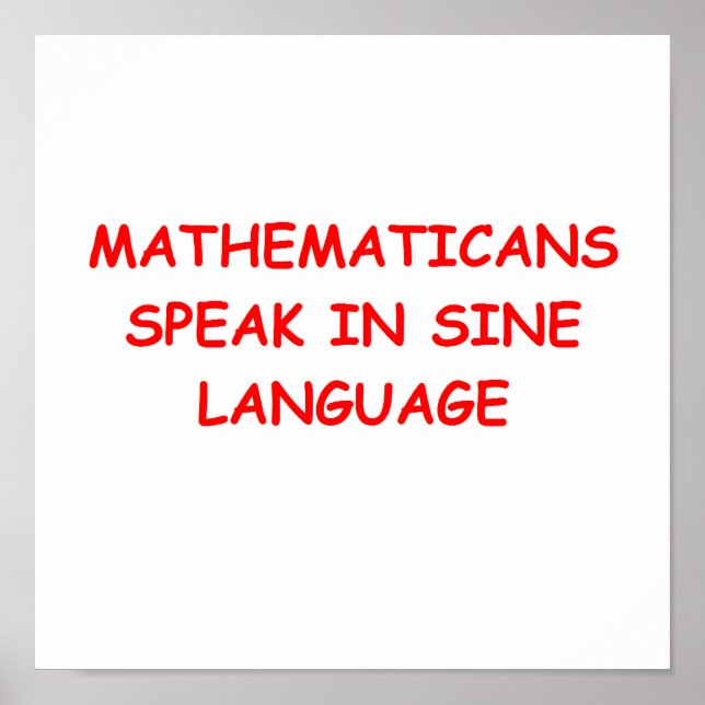 mathematics poster (Front)
