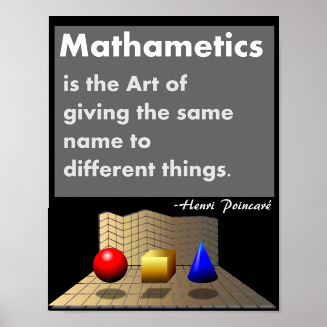 Mathematics Poster Art (Front)