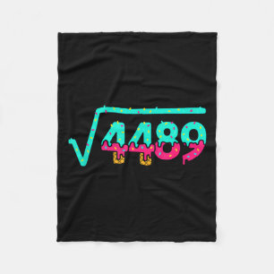 Mathematics Radical 4489, Playful Donut Numbers Ma Fleece Blanket