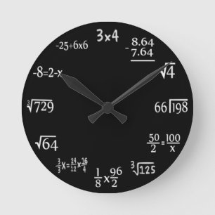 Mathematics Round Clock