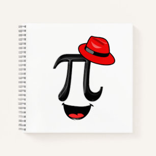 Mathematics Smile Symbol 14 Happy march Numbers Pi Notebook