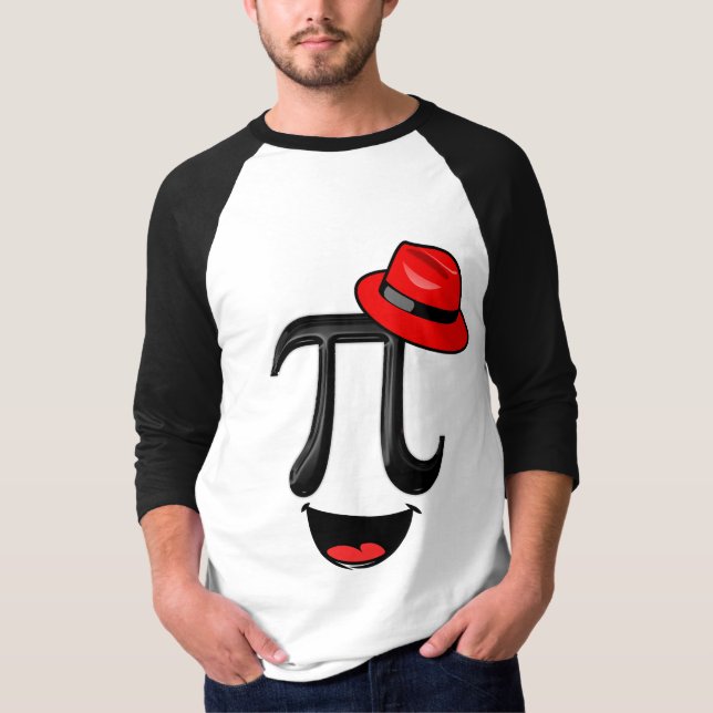Mathematics Smile Symbol 14 Happy march Numbers Pi T-Shirt (Front)