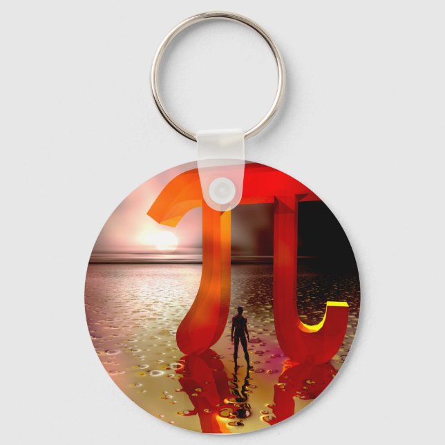 Mathematics World Key Ring (Front)