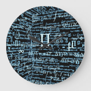 Mathematik Algebra Design Large Clock