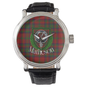 Matheson Scottish Clan Tartan & Crest Watch