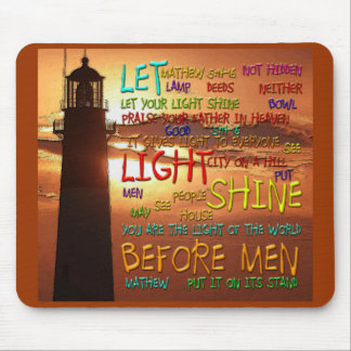 Mathew 5:14-16 Lighthouse 2 Mouse Pad