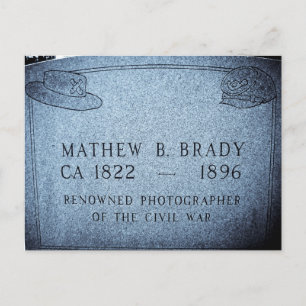 Mathew Brady - Famed Civil War Photographer Postcard
