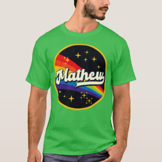 Mathew Rainbow In Space Vintage Style T-Shirt