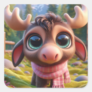 "Mathew" Square Sticker