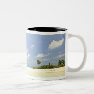 Mathidhoo Island, uninhabited, North Huvadhoo 3 Two-Tone Coffee Mug