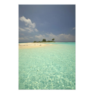 Mathidhoo Island, uninhabited, North Huvadhoo Photo Print