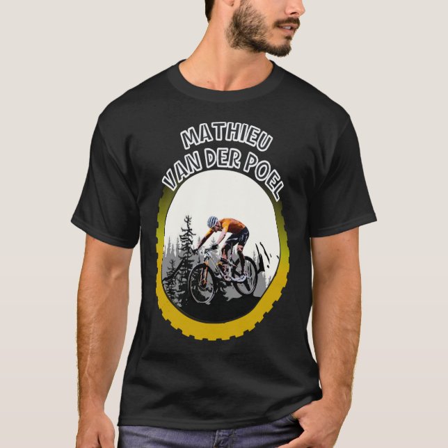 Mathieu Van Der Poel Mountain Biker mtblife Classi T-Shirt (Front)