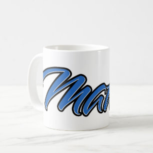 Mathis first name name name blue Tasse Kaffeetasse Coffee Mug