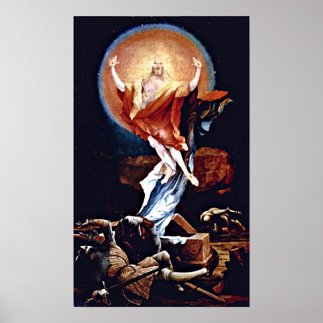Mathis Grunewald Gothart - Resurrection Poster (Front)