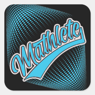 Mathlete square sticker