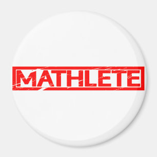 Mathlete Stamp Magnet