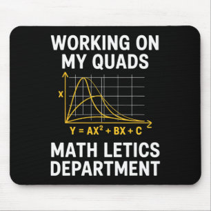 Mathletics Working On My Quads Algebra Algebra Mat Mouse Pad