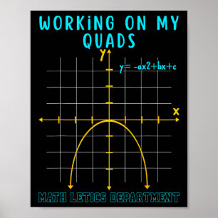 Mathletics Working On My Quads Algebra Algebra Mat Poster