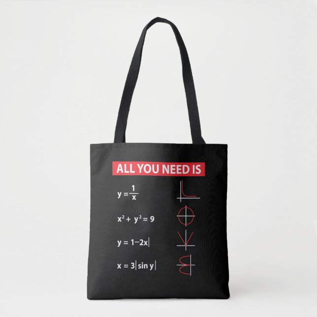 Maths Algebra Mathematics Teacher Gift Idea Tote Bag (Front)