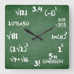 Maths Clock for Mathematics Lovers