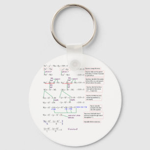 Maths Key Ring