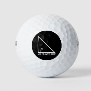 Maths / Mathematics Teacher Funny Golf Balls