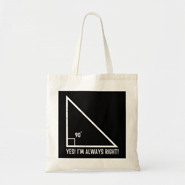 Maths / Mathematics Teacher Funny Tote Bag (Front)
