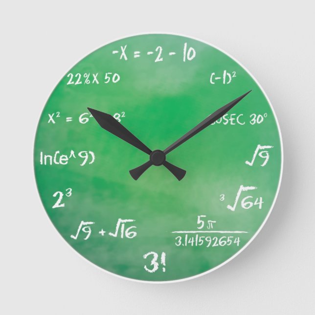 Maths Quiz - Sheldon Cooper Clock (Front)