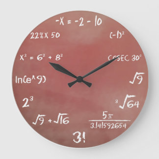 Maths Quiz Wall Clock