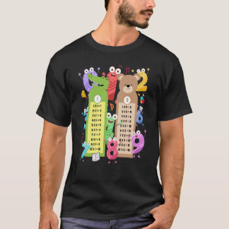 Maths Table Costume Idea For Kids & Teacher Number T-Shirt