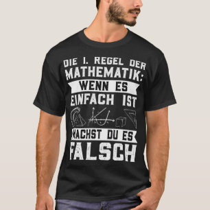 Maths teacher mathematician gift tina martin count T-Shirt