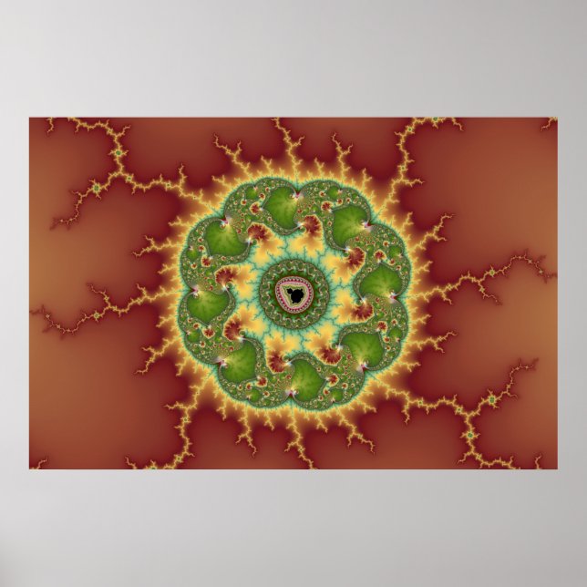 Matilda21a - Fractal Art Poster (Front)