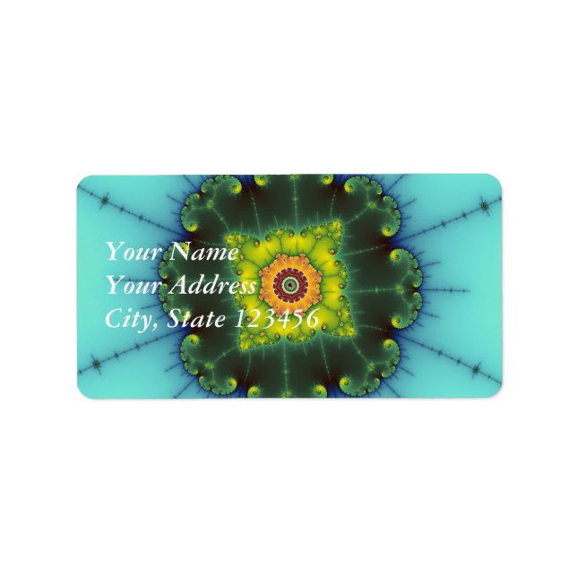 Matilda 1 - Fractal Art Label (Front)