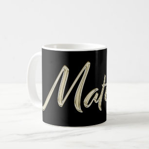 Matilde white gold Handwriting Tasse Kaffeetasse Coffee Mug