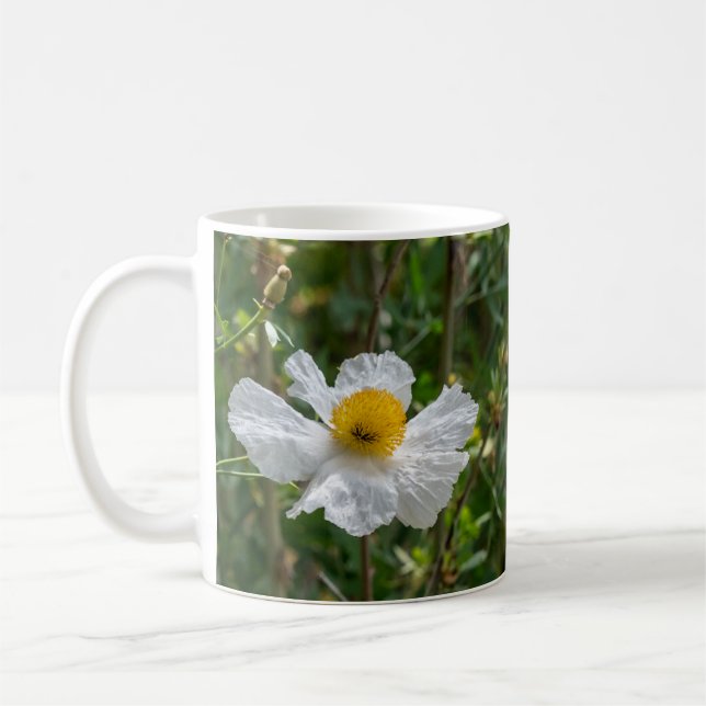 Matilija Poppy Mug (Left)