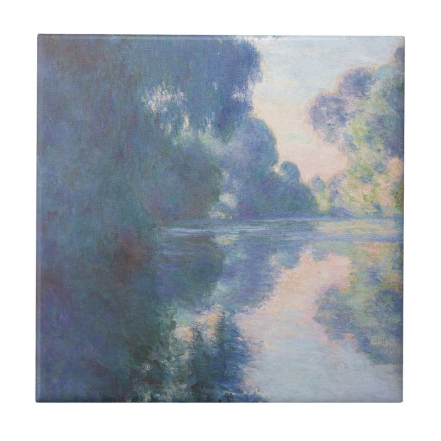 Matinee sur la Seine, 1897 (oil on canvas) Ceramic Tile (Front)