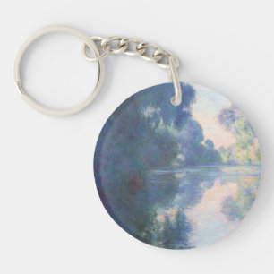 Matinee sur la Seine, 1897 (oil on canvas) Key Ring